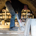 The loading of the first ‘test’ firing, March 2017